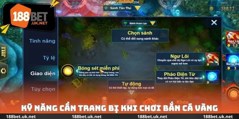 Kỹ năng cần trang bị khi chơi bắn cá vàng