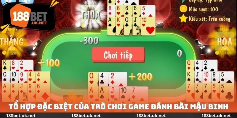 Tổ hợp đặc biệt của Game đánh bài Mậu binh
